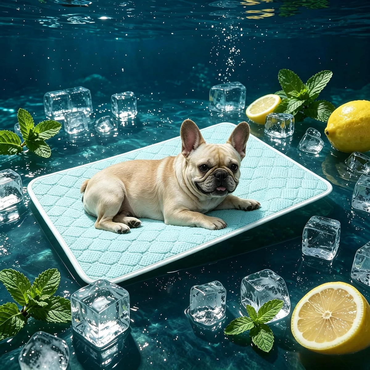 Dog Cooling Mat Instant Self Cooling Pad for Dogs & Cats 28" X 22"