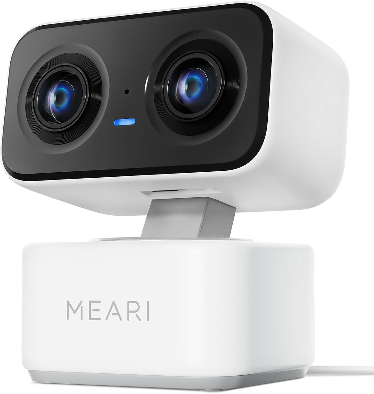 MEARI Wifi Security Camera, 2.5K Dual‑Lens Indoor Cameras for Home Security