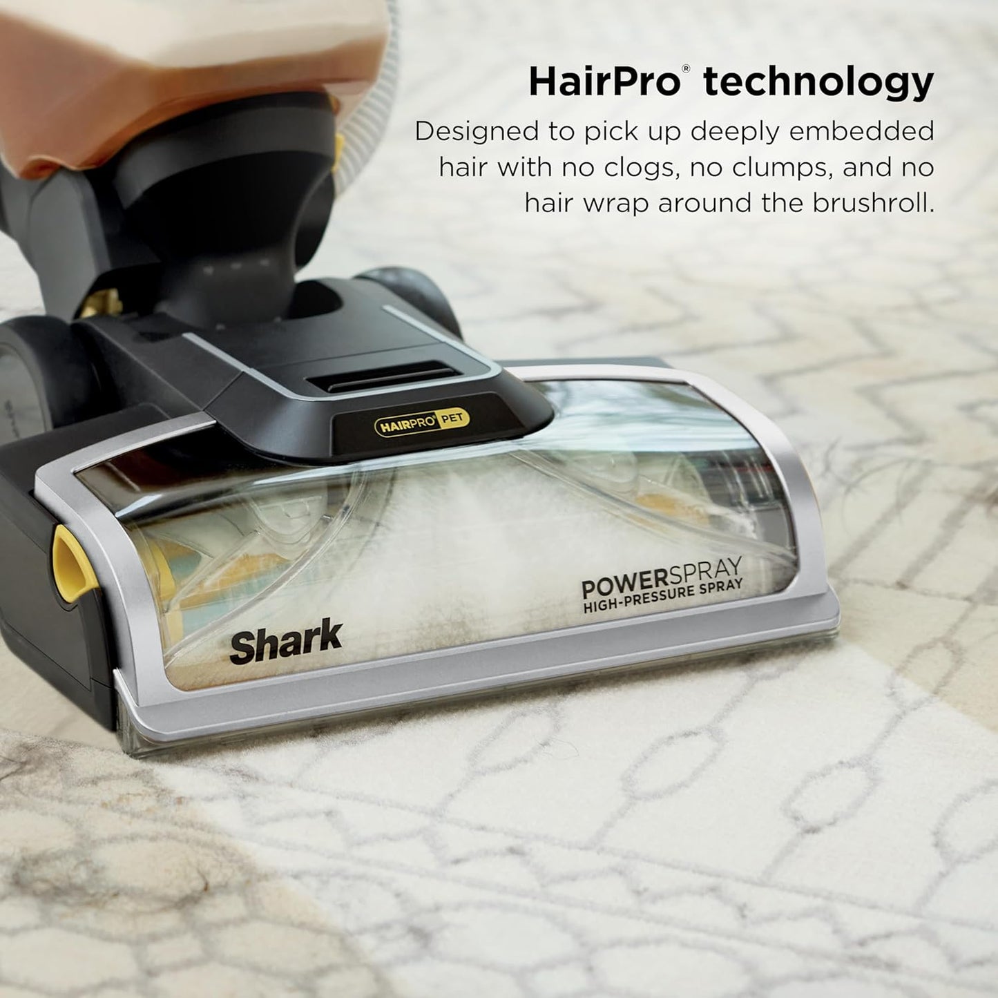 Shark Carpetxpert Hairpro | Upright Carpet, Area Rug & Upholstery Cleaner | Stainstriker Handheld Tough Stain Remover & Onboard Self Clean | Pet Hair Pickup & Odor Removal | 5 Tools | Navy | EX304