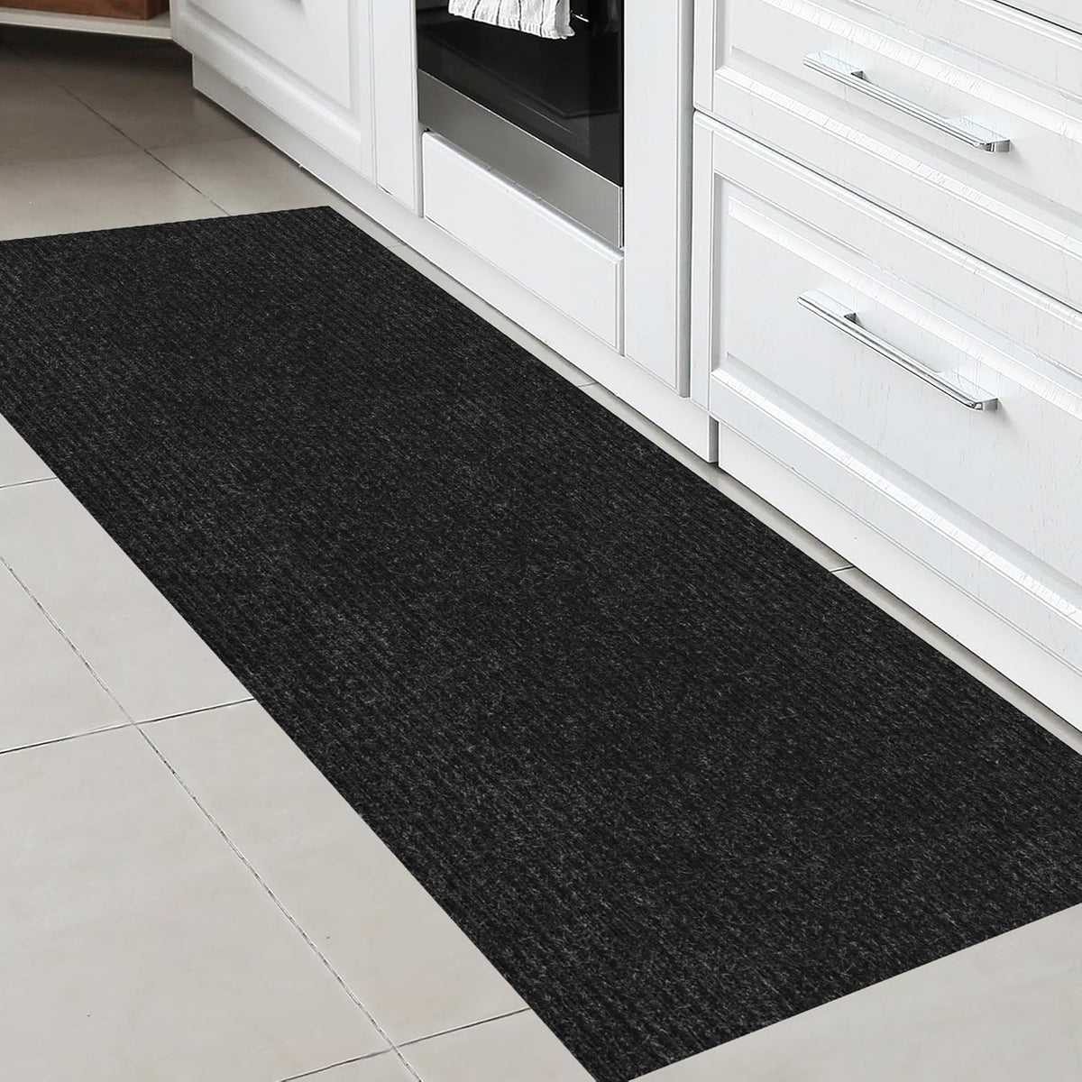 Ottomanson Waterproof Runner Rug 2’X6, Non Slip Indoor Outdoor Door Mat