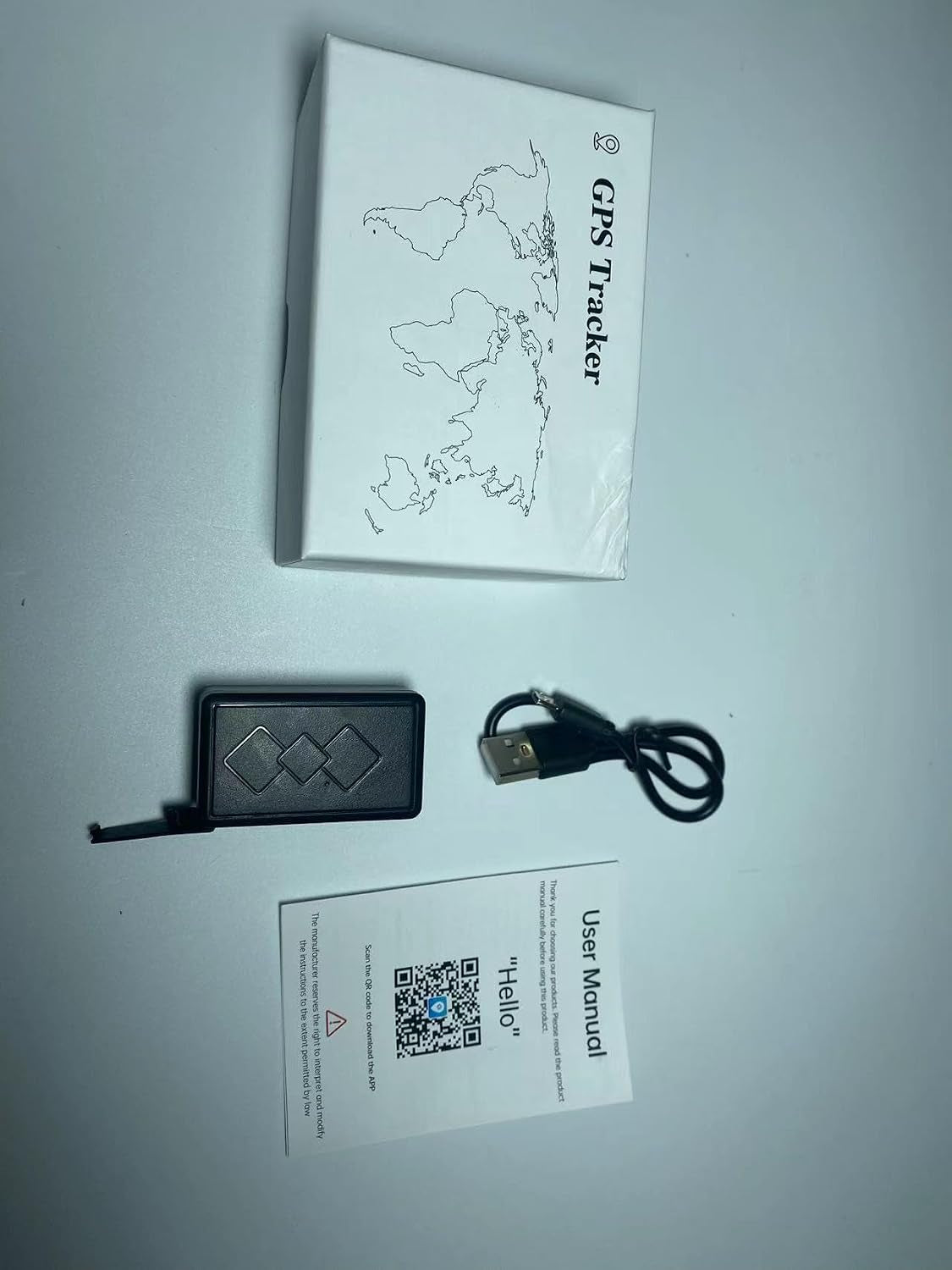 GPS Tracker for Vehicles, Magnetic Car GPS Tracking Device, Wide-Area Location Tracker for Cars, Kids, Dogs, No Subscription, No Monthly Fee, No SIM Card Required