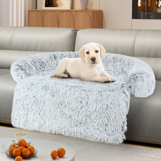 Luxurious Dog Couch Bed Protector for Dogs Pet Couch Cover Dog Sofa Beds(M)