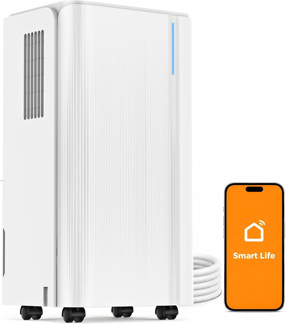 Dehumidifier for Basement, 16.4 Ft Drain Hose, Smart App Control