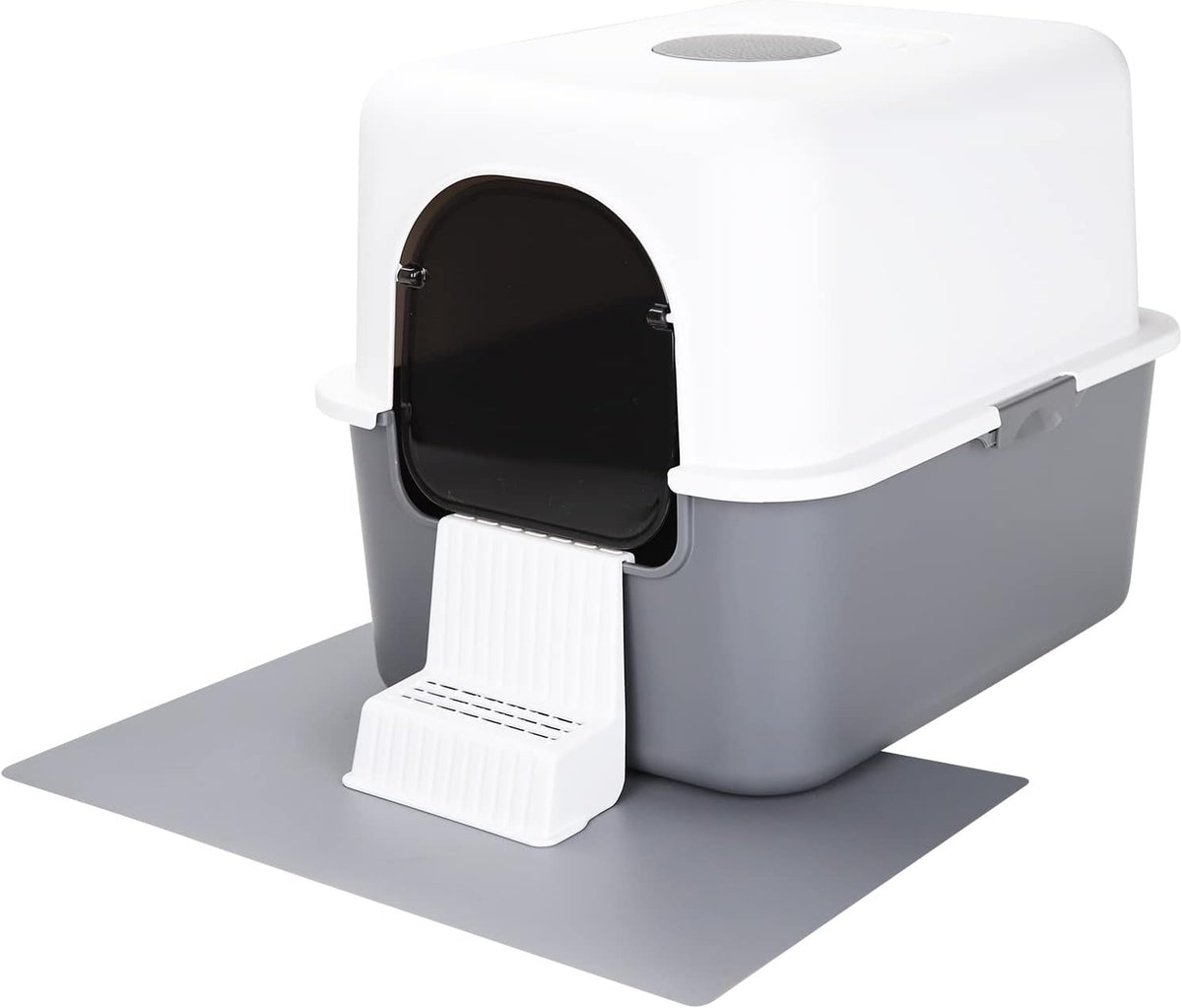 Sfozstra Enclosed Cat Litter Box: Odor Control Leak Resistant Design