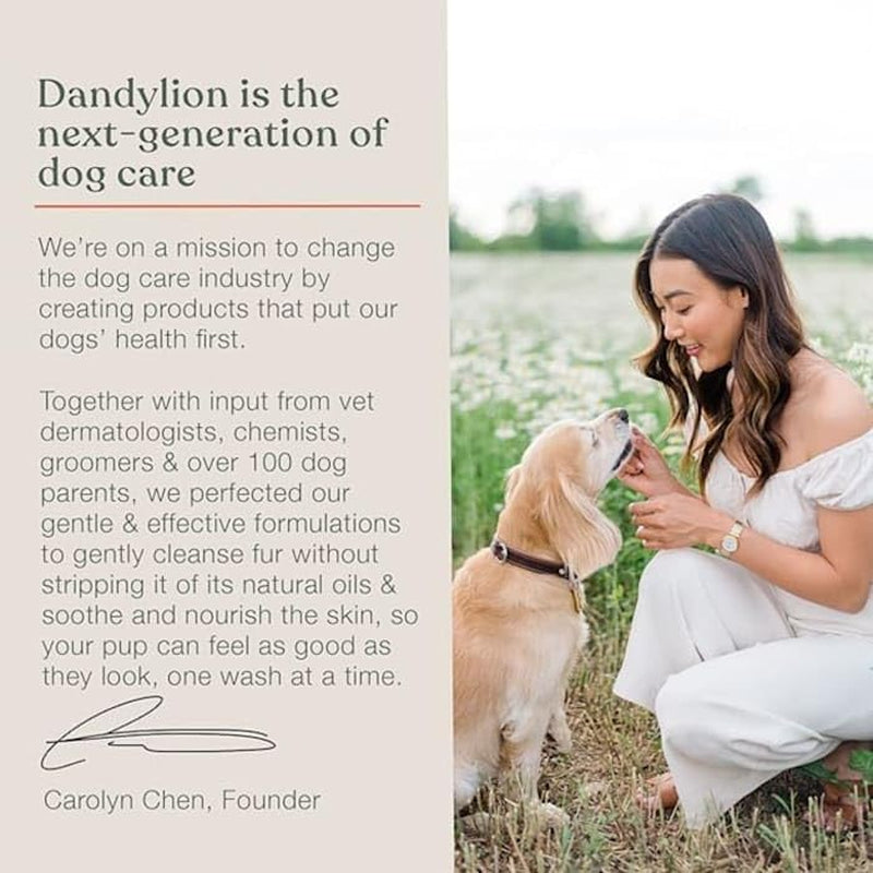 Dog Paw Balm, Soft Paws, Paw Moisturizer for Dogs with Brush, 0.6 Fl Oz | Dandylion Dog Lotion for Paws, Fragrance Free, Ph Balanced, Lightweight Moisture for Dry Cracked Paw Pads and Nose