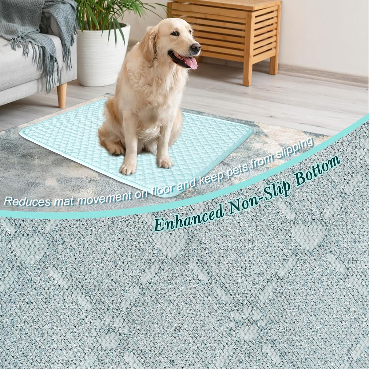 Self-Cooling Dog Mat Breathable Pet Cooling Pad