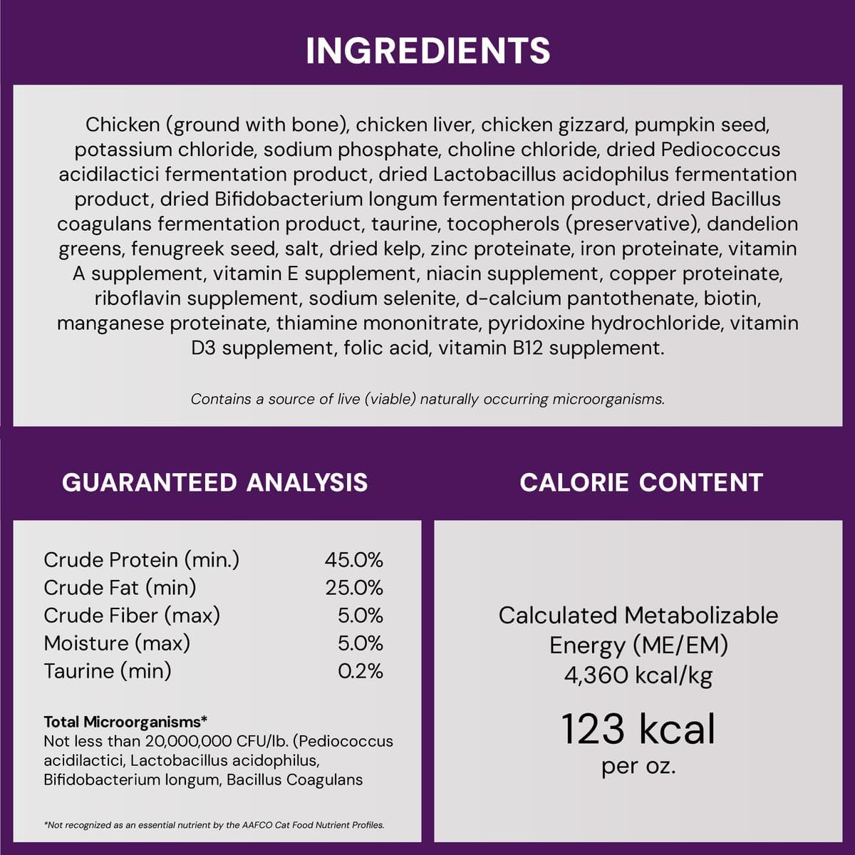 Stella & Chewy'S Freeze-Dried Raw Cat Dinner Morsels - Premium Chicken Recipe with 98% Cage-Free Meat & Organs - Natural Grain-Free Cat & Kitten Food - Made in USA - 3.5 Oz