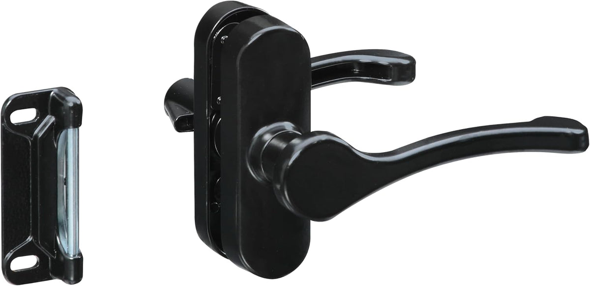 National Hardware N262-204 Lever Latch, Door Security Lock, 1-3/4 In