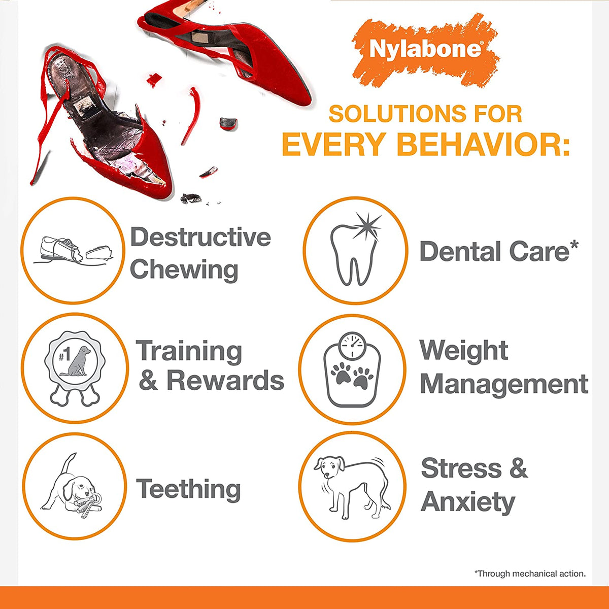 Nylabone Lobster Power Chew Toy for Dogs, Dog Toys for Aggressive Chewers