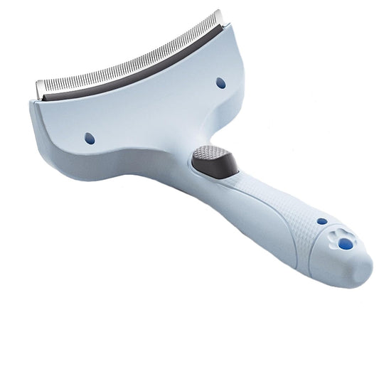 Cat Deshedding Brush for Shedding Pet Grooming Brush Blue Dematting Comb for Dogs & Cats Loosen and Remove Shedding Fur