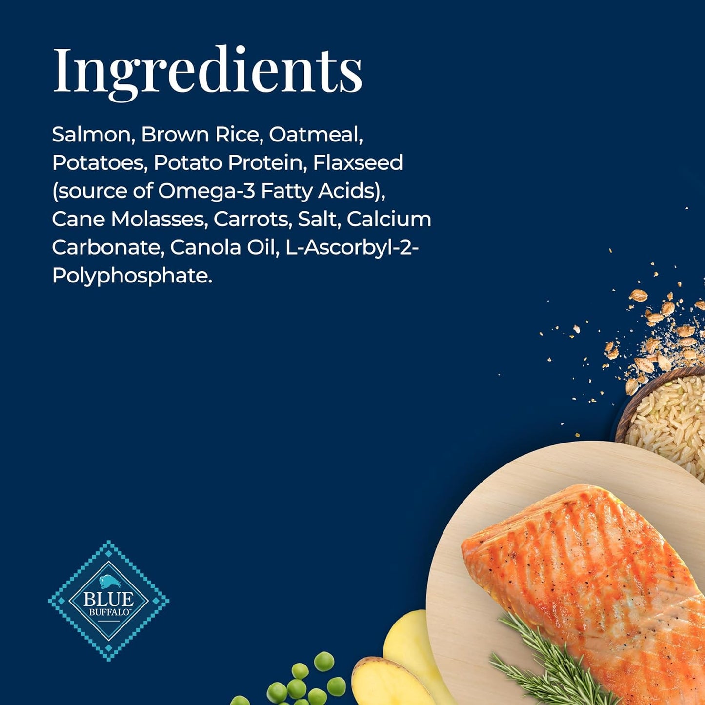 Blue Buffalo Basics Crunchy Dog Biscuits for Skin & Stomach Care, Limited Ingredient Diet Dog Treats, Salmon & Potato Recipe, 6-Oz. Bag