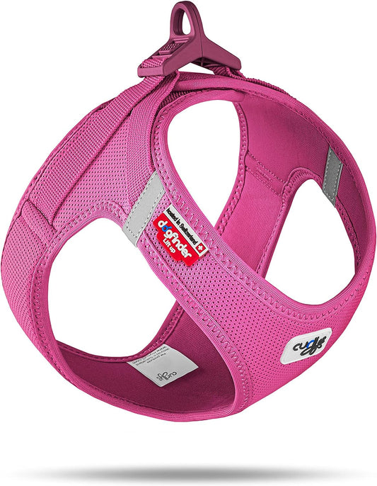 Vest Harness Curli Clasp Air-Mesh Fuchsia S