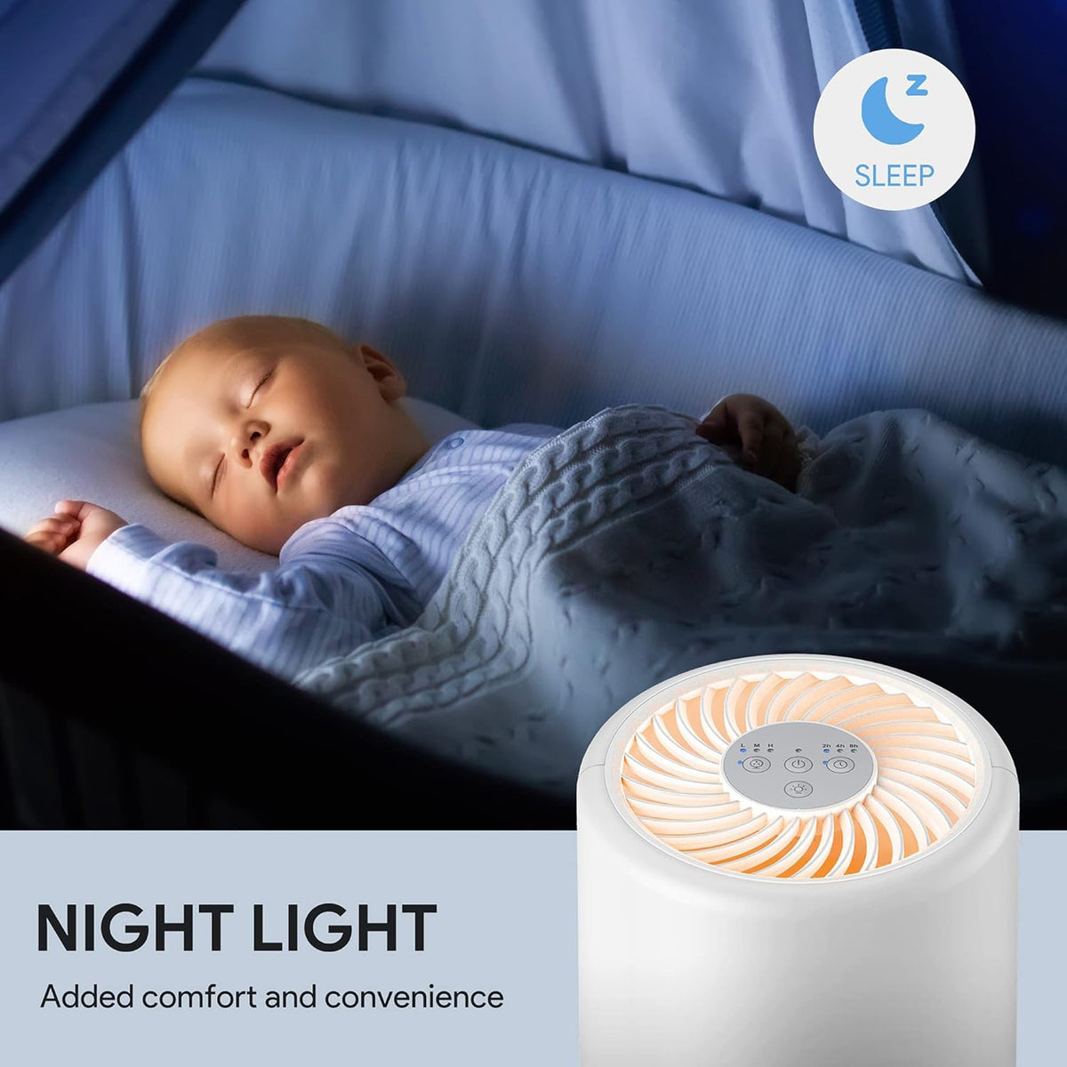 Air Purifiers for Bedroom, FULMINARE H13 True HEPA Filter up to 1086 Ft²