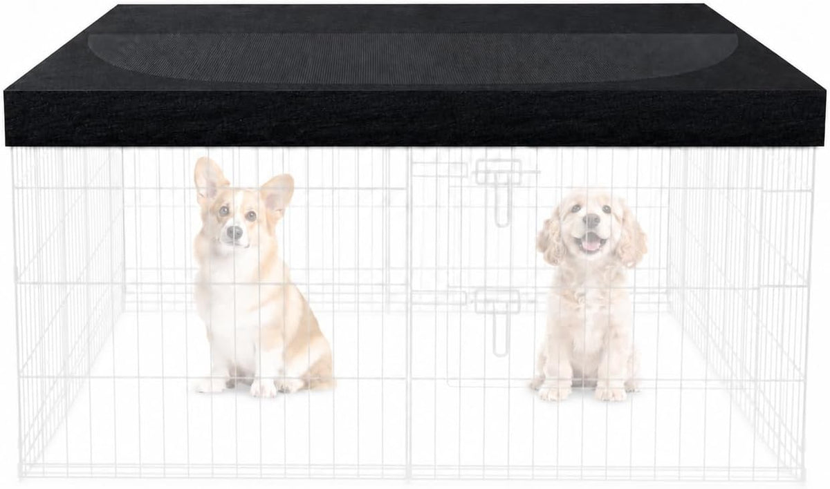PEEKABOO 48 X 48 in Square Dog Playpen Top Cover for 8-Panel Pens