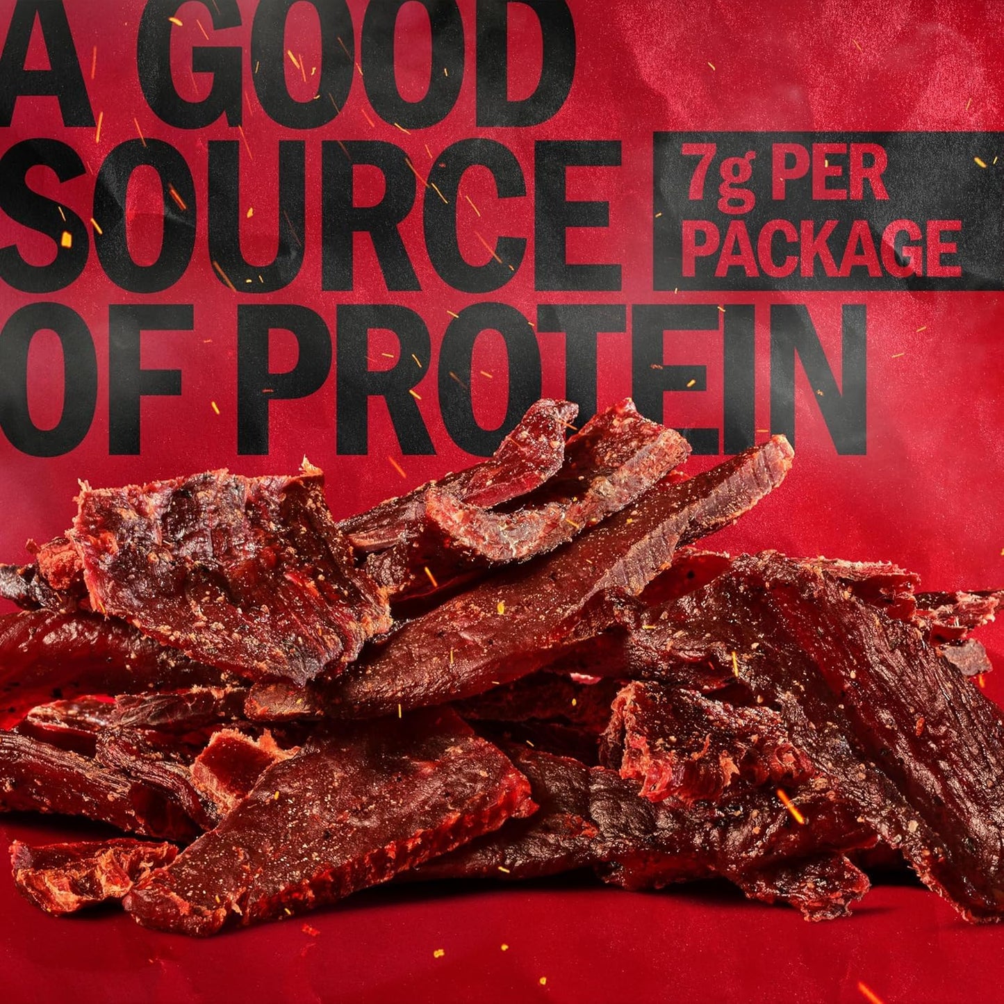 Jack Link'S Teriyaki Beef Jerky Multipack - (20 Pack) 0.625 Oz Bags - Ready to Eat Real Meat Protein Snacks - 7G Protein per Serving - Made with 100% Real Beef