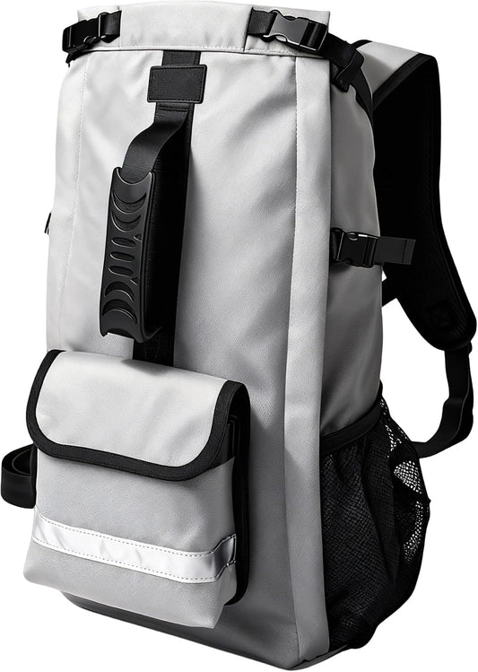 Aeegee Dog Carrier Backpack for Medium Large Dogs, 4-Layer Safety Pet Front Pack, Breathable Mesh for Hiking Cycling, Max 30LBS