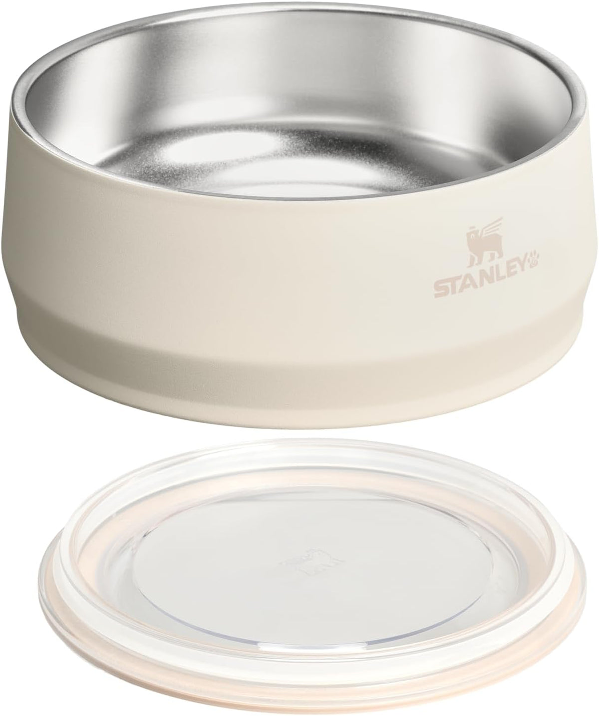 STANLEY Pet Bowl with Lid, 24 Oz (3 Cups), Cream