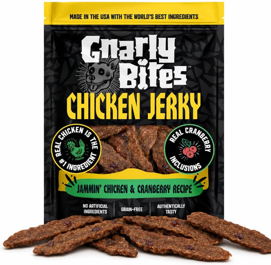 Chicken Jerky Dog Treats, Soft and Chewy Healthy Snack