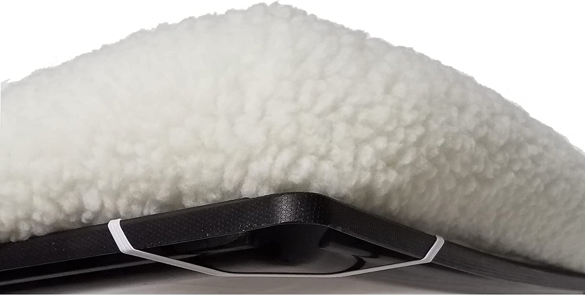 Midwest Homes for Pets Quiettime XXS Dog Bed - White Fleece Bolster, Ultra-Soft and Machine Washable, Fits 18-Inch Crates and Carriers, for Small Dogs and Cats