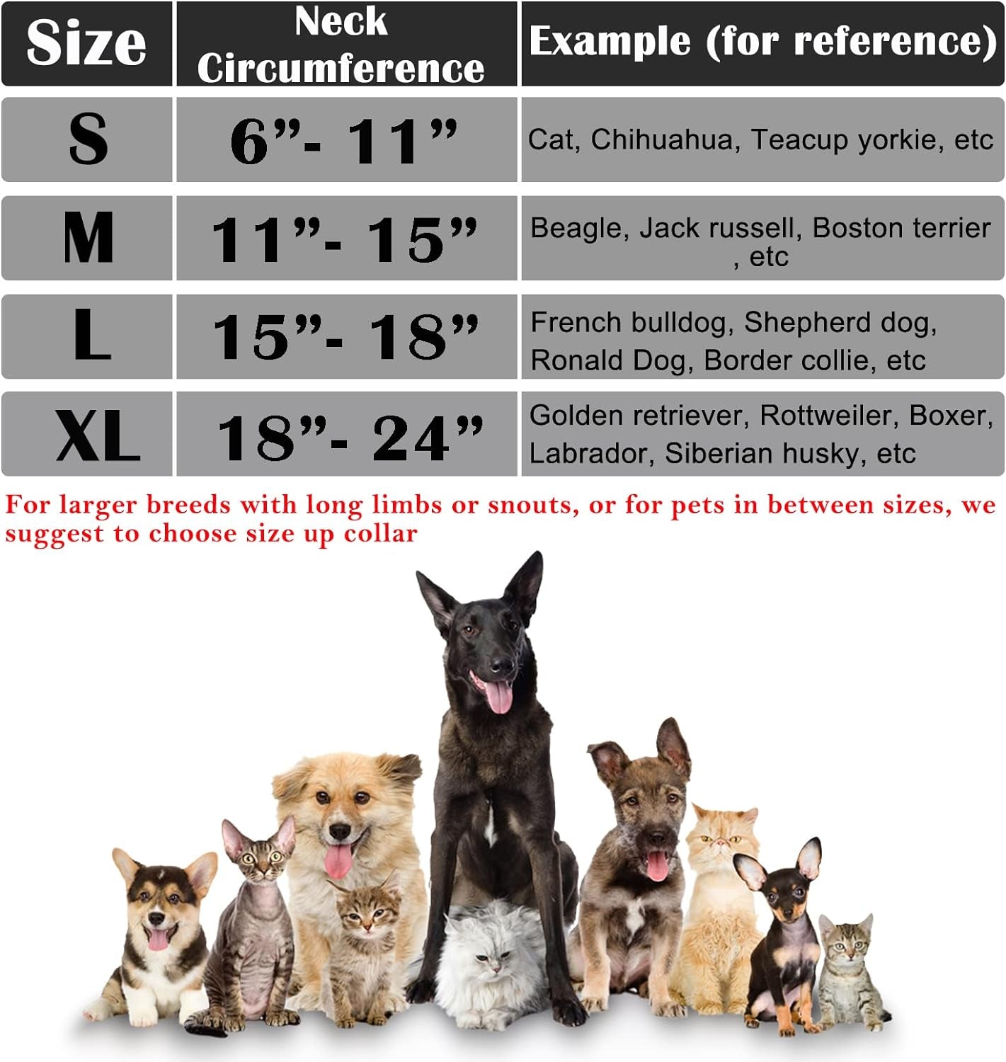 Katoggy Protective Inflatable Recovery Collar, Soft Blow-Up Dog Cone Collar, Pet Donut Cone Collar, Comfy Elizabethan Collar after Surgery for Large Dog to Prevent from Biting & Scratching