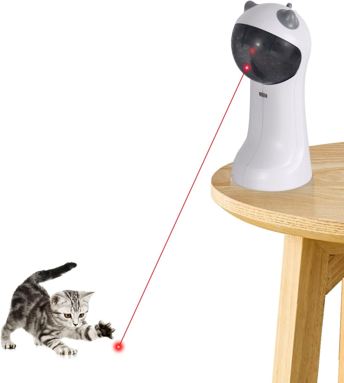 Tbteek Cat Toy, Automatic Motion-Activated, 5 Fun Patterns, 4 Speed Modes