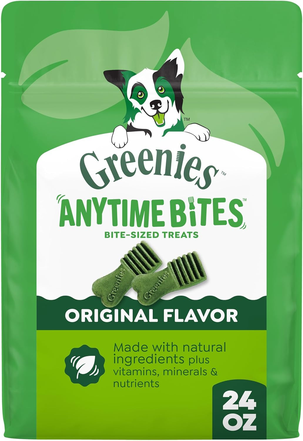 Greenies Anytime Bites Dog Treats, Original Flavor, Dog Training Treats, 24 Oz. Bag