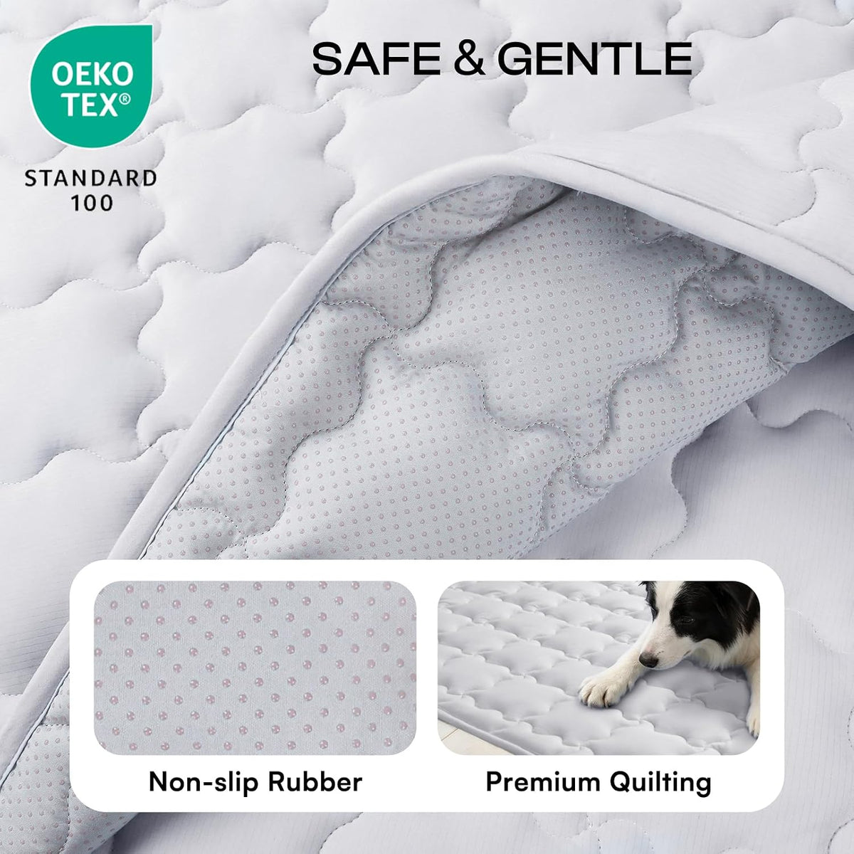 Luciphia Dog Cooling Mat, Q-MAX>0.5 Non-Slip Self-Cooling Pad for Pets