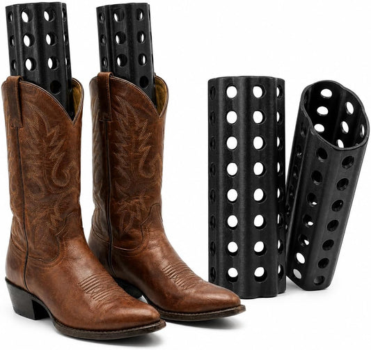 Boot Dryer Inserts for Boots – Non-Electric Shoe Dryer with Ventilated Airflow for Moisture & Odor Control