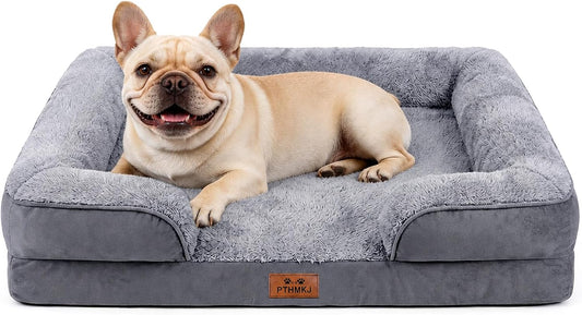 Orthopedic Dog Bed Medium Size Dog, Memory Foam Dog Bed Couch, 30" L