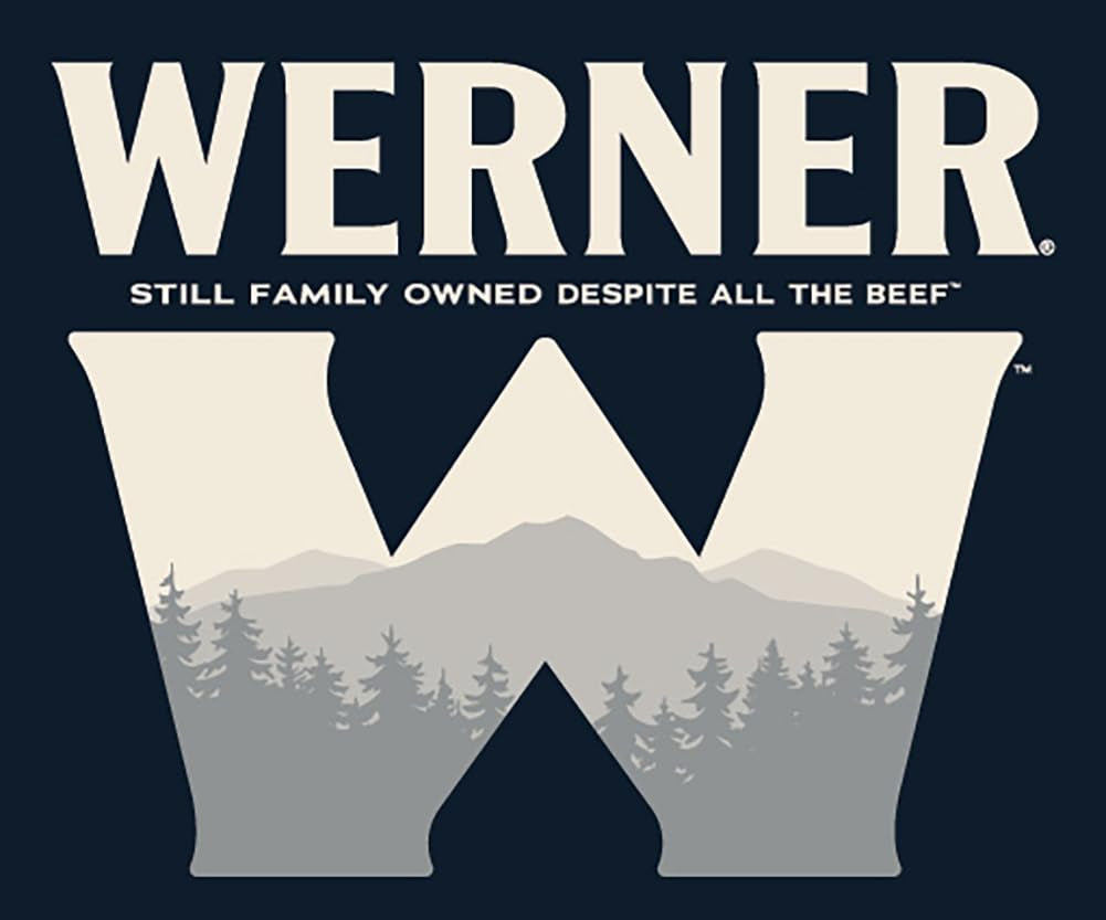 Werner Beef Jerky Slab 10 Count – Giant Jerky Slab, Jerky Sheets Thinly Sliced Beef Jerky Bulk Pack (Hot & Spicy)