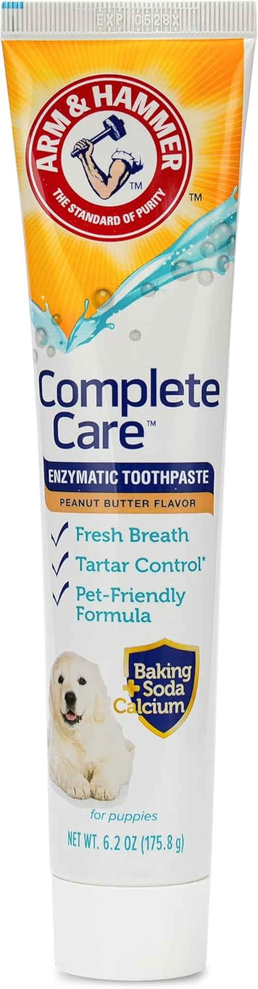 Arm & Hammer Complete Care Puppy Toothpaste, Peanut Butter, 6.2 Oz