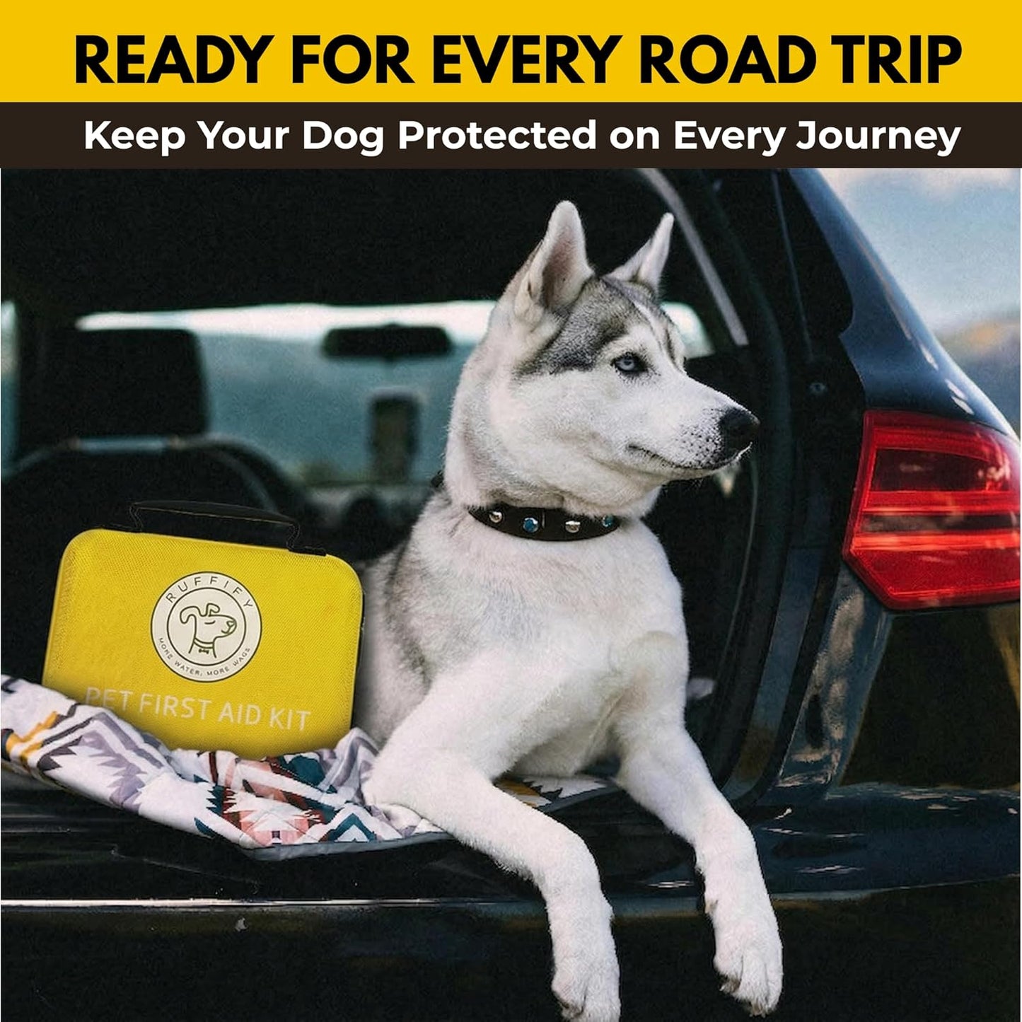Dog and Cat First Aid Kit – Vet Approved, 74 Essential Items Pet Emergency Kit Accessories for Car, Travel, Hunting, Hiking & Camping Gear with Mini Pouch for Home, Office & Outdoor Adventures