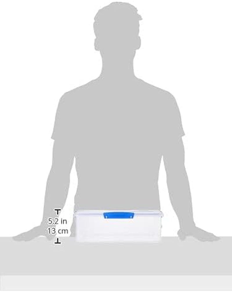 Sistema KLIP IT Large 7L Food Storage Container, Airtight & Stackable, Dishwasher, Freezer, & Microwave-Safe, Bpa-Free