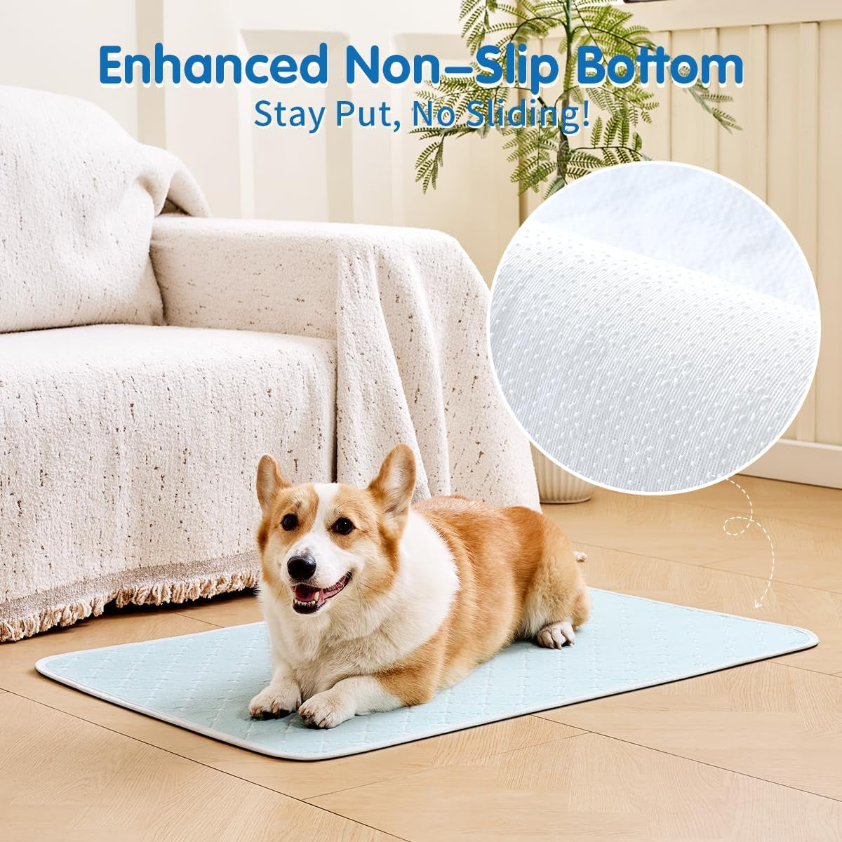 Dog Cooling Mat Instant Self Cooling Pad for Dogs & Cats 28" X 22"
