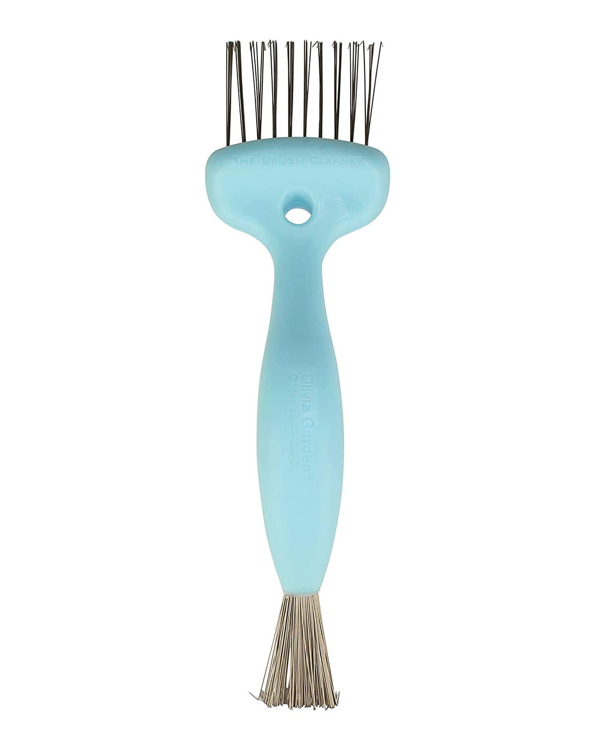 Olivia Garden the Brush Cleaner - Hair Brush Cleaner Tool for All Brush Sizes and Models - Removes Build-Up - 2 Tools in 1 - Beauty Care Accessories