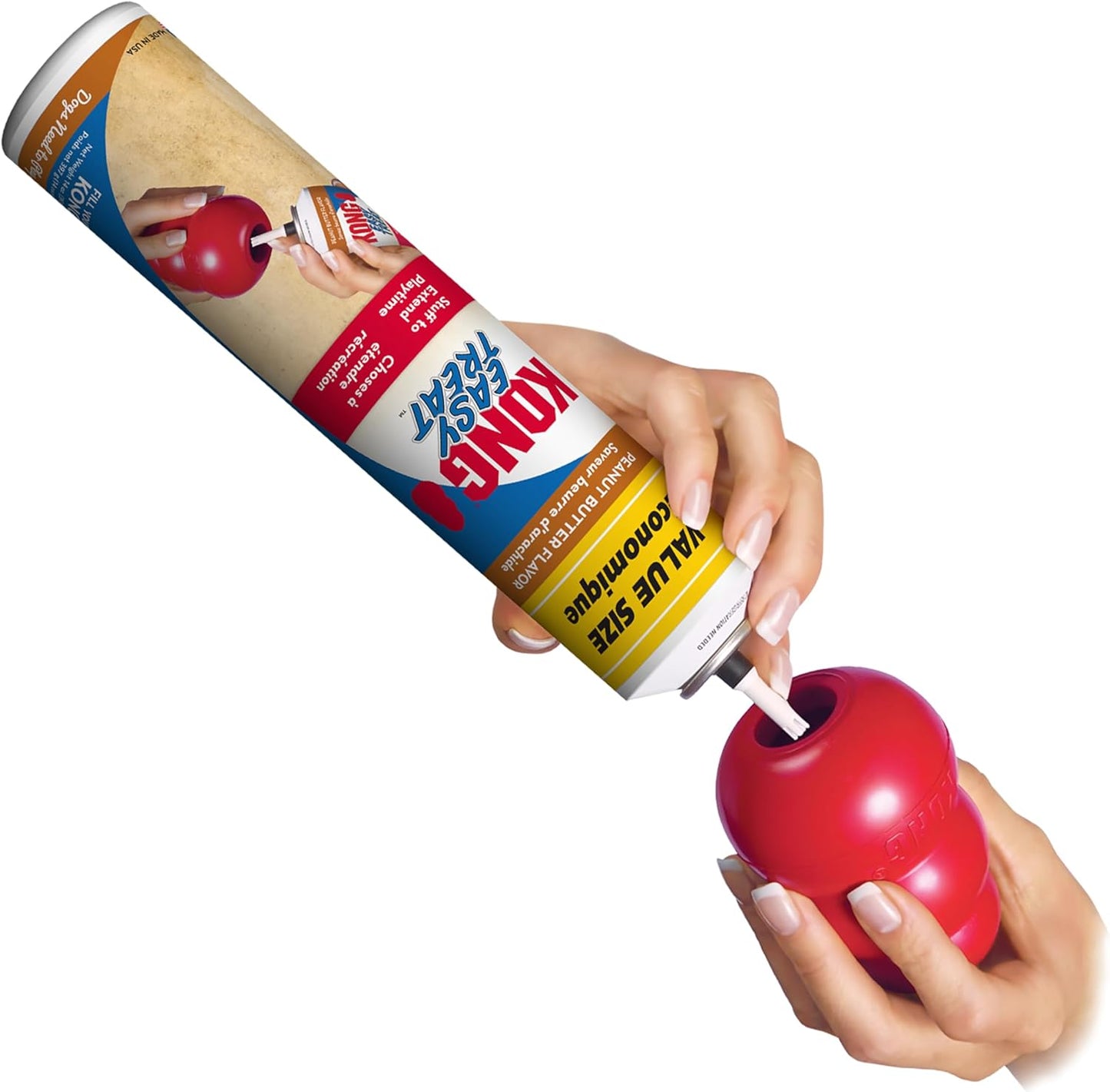 KONG Easy Treat Peanut Butter 14 Oz - Pack of 2