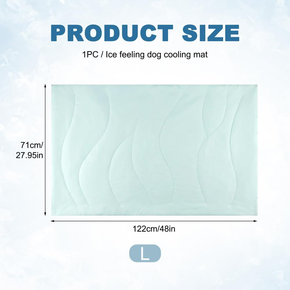 Cooling Mat for Dogs 48 X 28 In, Indoor Dog Cooling Pad, Waterproof