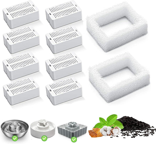 Cat Water Fountain Replacement Filter, Fit Ceramic Pet Water Fountain