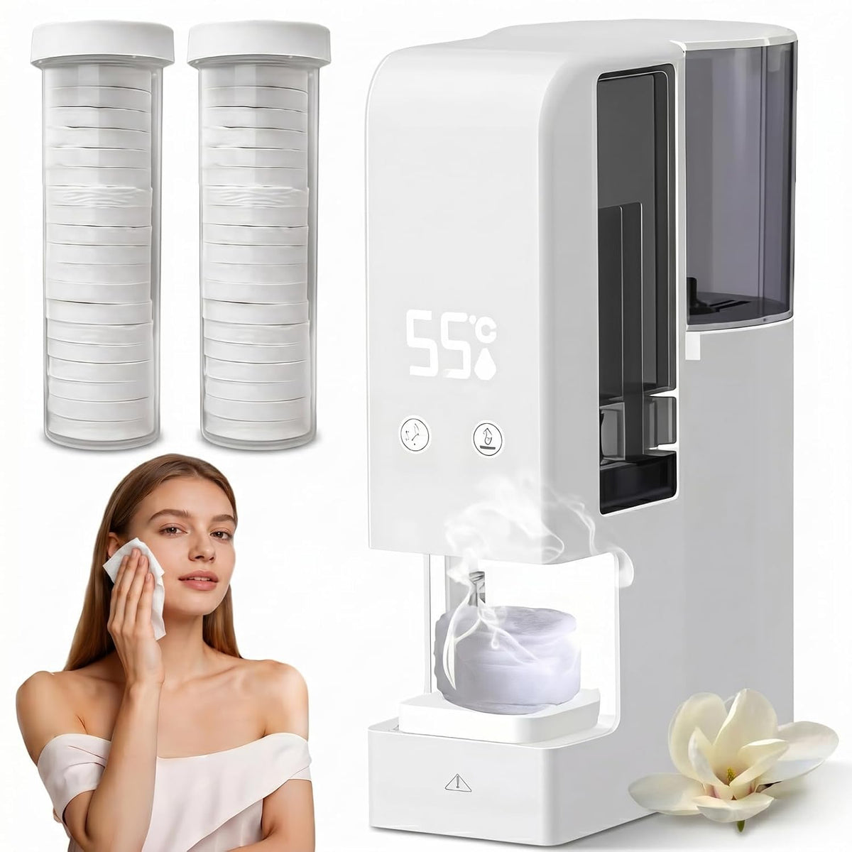 Automatic Hot Towel Dispenser with 40 Towels-Fast Face Towel Warmer