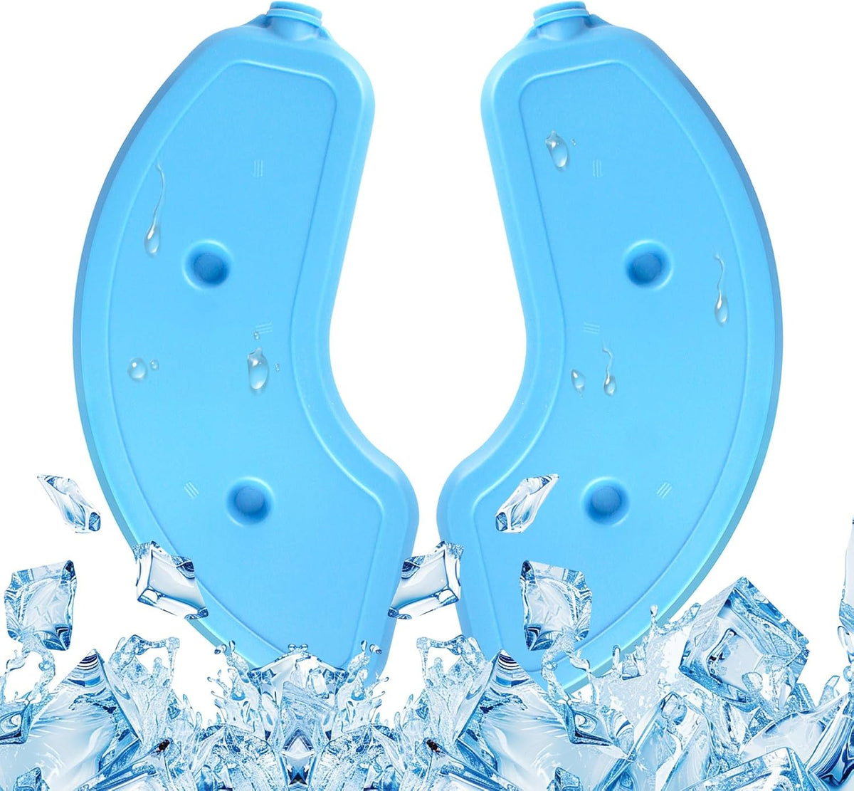 2 Pcs Replacement Ice Packs for Automatic Cat Feeder Wet Food and Automatic Pet Feeder （Place It Horizontally, Not Vertically）