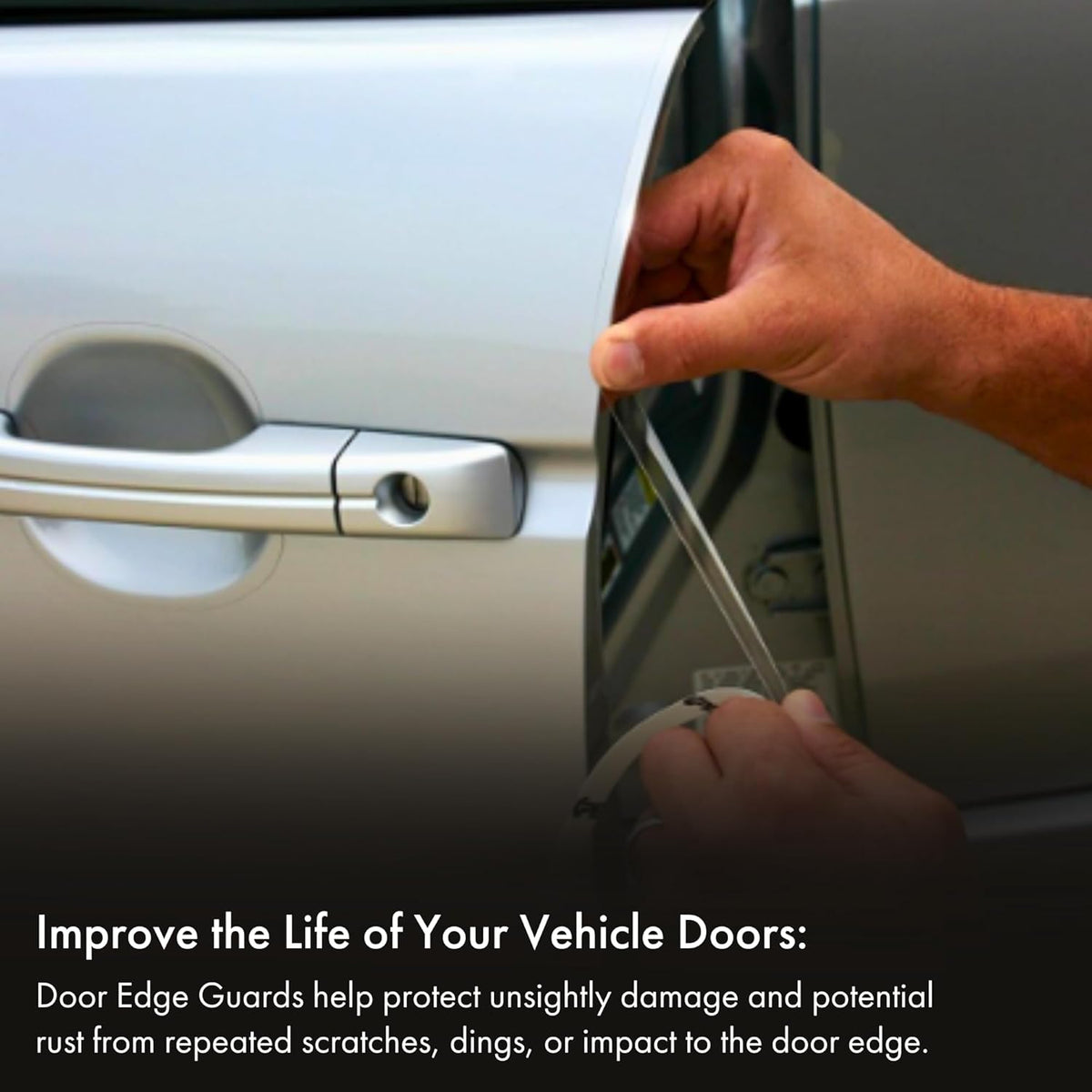 XPEL Door Edge Guard Protection Film Roll, 3/8" X 100' - Car or Truck Doors, Protective Barrier against Minor Scratches, Paint Chips, Door Edge Impact, and Dings - Prevents Damage and Possible Rust
