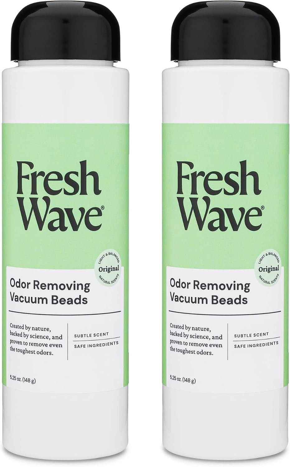 Fresh Wave Vacuum Beads for Vacuum Carpet Rug Deodorizer, 5.25 Oz, 2-Pack