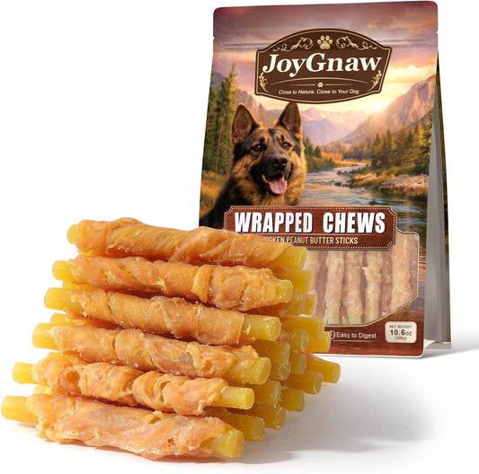 Dog Treats Chicken Wrapped Peanut Butter Sticks 10.6 Oz
