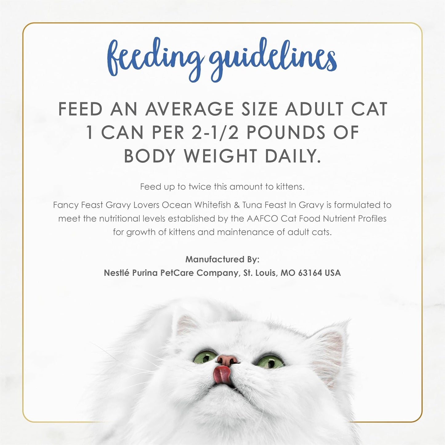 Purina Fancy Feast Gravy Lovers Ocean Whitefish and Tuna Feast Grilled Gourmet Cat Food in Wet Cat Food Gravy - (Pack of 24) 3 Oz. Cans