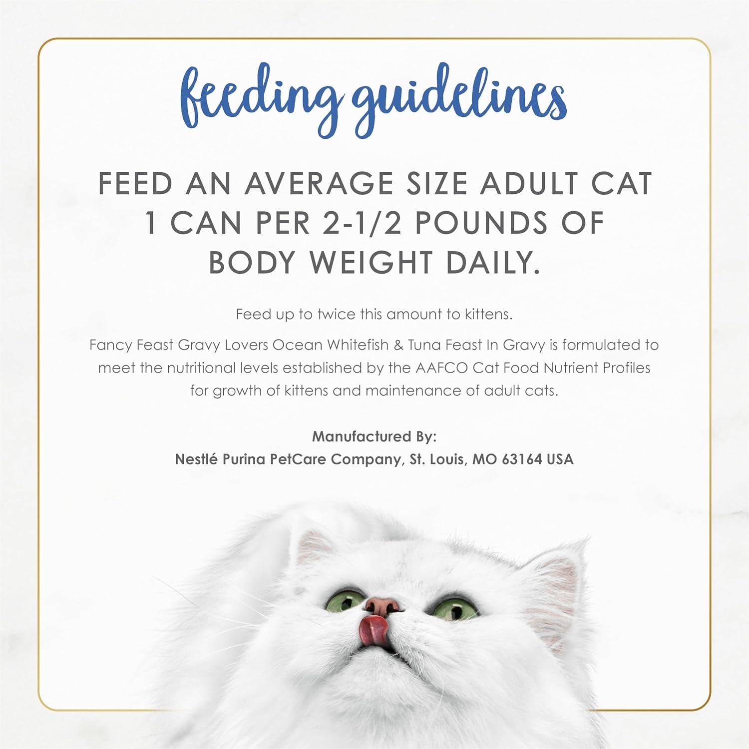 Purina Fancy Feast Gravy Lovers Ocean Whitefish and Tuna Feast Grilled Gourmet Cat Food in Wet Cat Food Gravy - (Pack of 24) 3 Oz. Cans