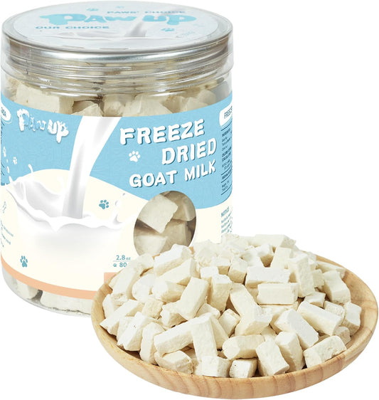 PAWUP Freeze Dried Dog Treats, Goat Milk Yogurt Flavor, 2.8 Oz
