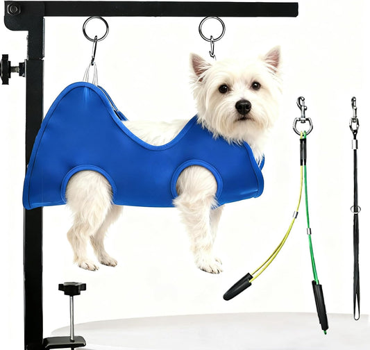 Dog Grooming Arm for Table, for Small Dogs, Haunch Holder&With Hammock