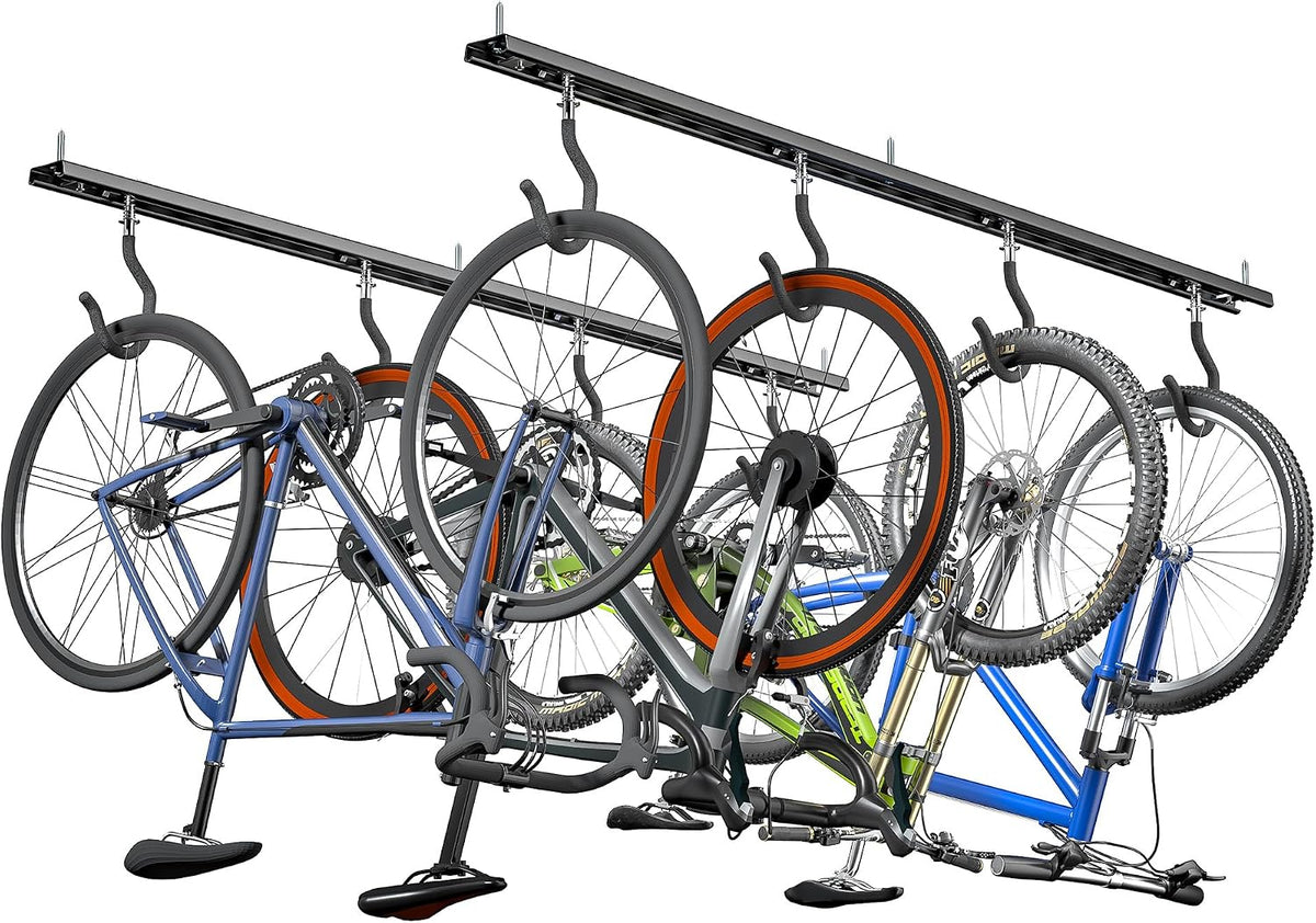 EVERHANGER Ceiling Bike Storage Rack for Garage, Indoor Bike Storage Hanger