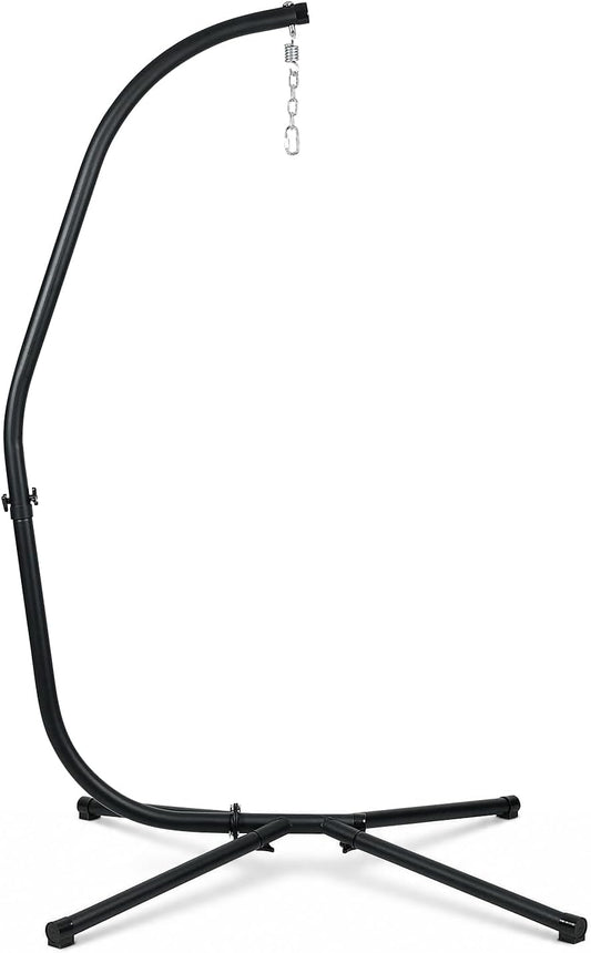 BPS Hammock Chair Stand Only, Solid Hanging Chair C Stand, 330Lbs Capacity