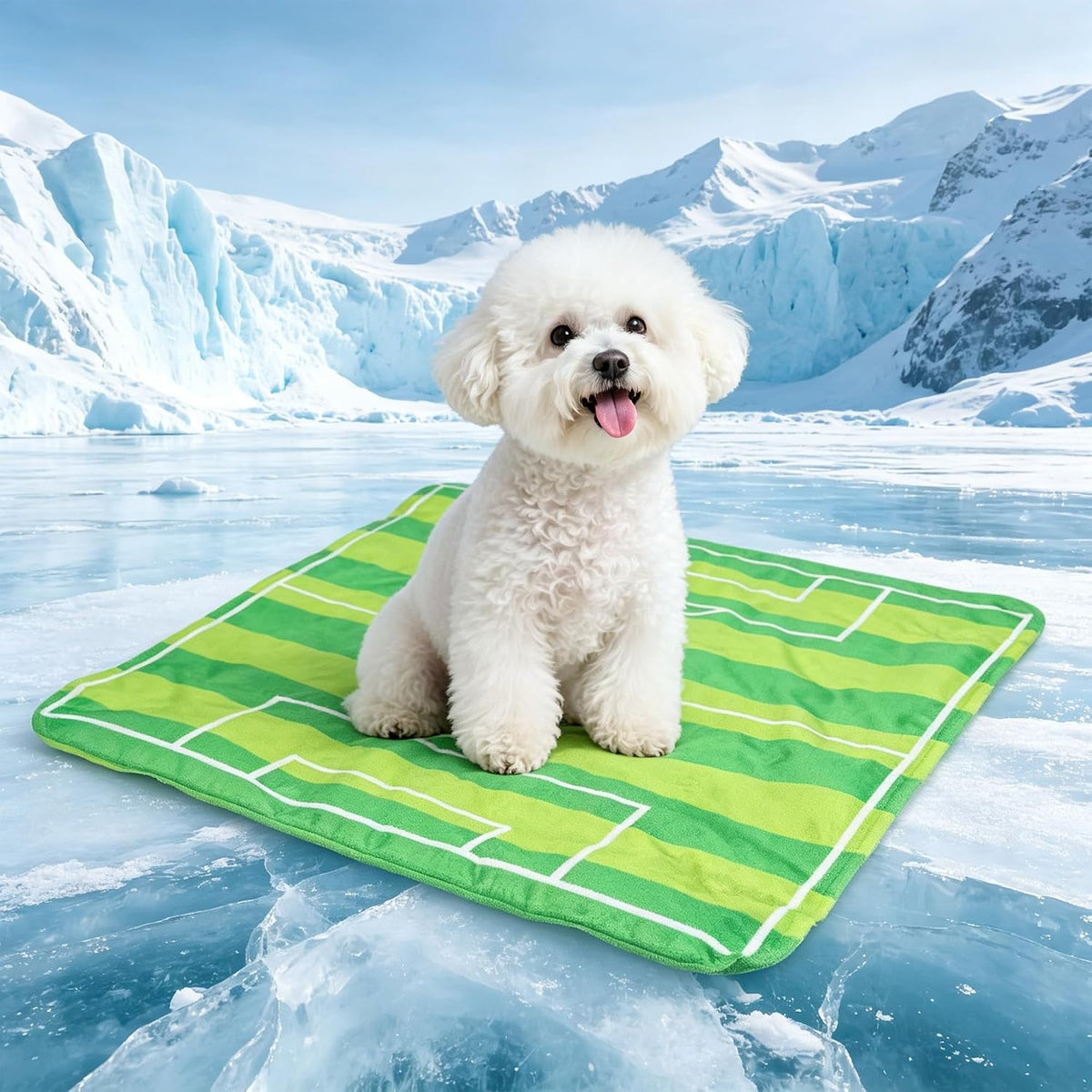 FIFA Dog Cooling Mat, Cooling Blanket for Dogs,Washable, S